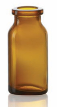 15 ml injectieflacon, amber, type 1 geblazen glas